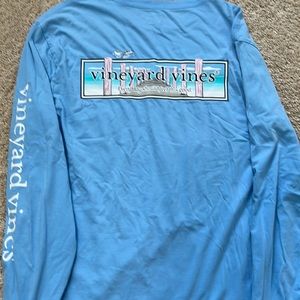 Vineyard Vines blue long-sleeve shirt